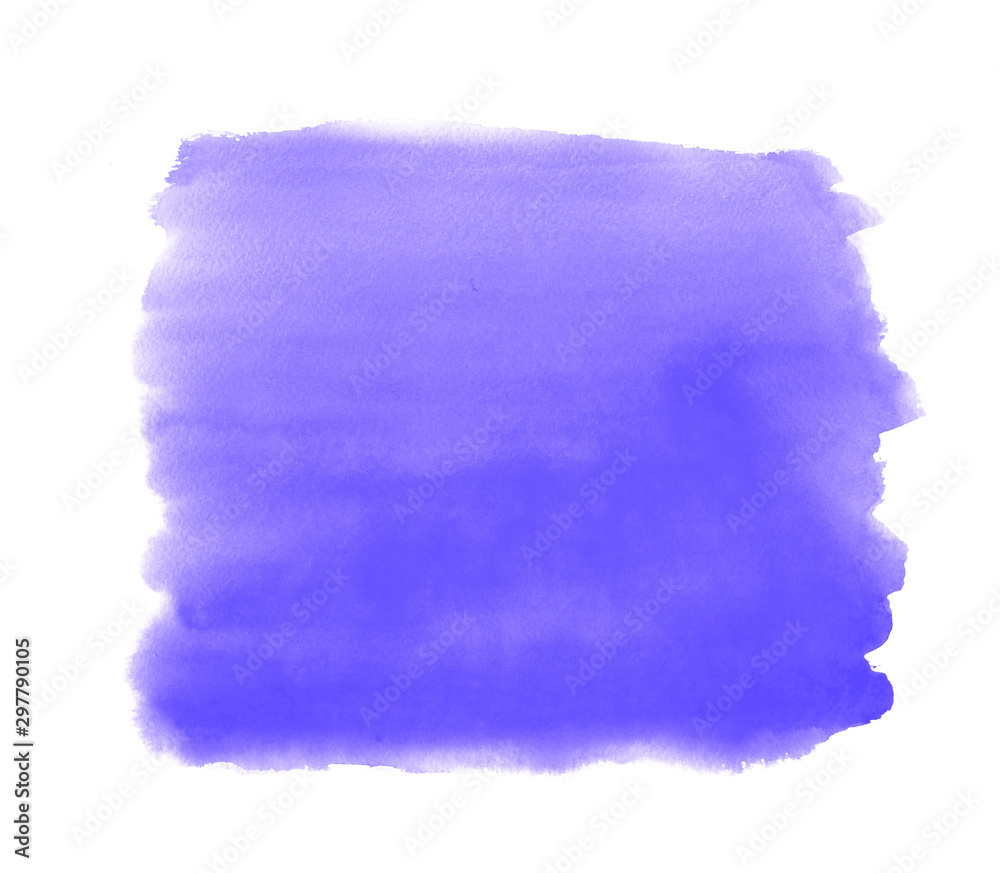 Modern purple watercolor stain painted with a brush hand drawn Modern purple watercolor stain painted with a brush hand drawn