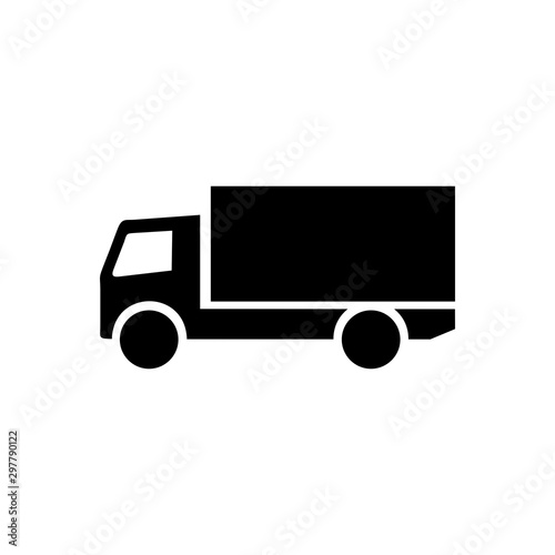 Lastkraftwagen und Hintergrund