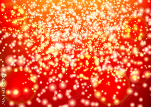 クリスマスカラーに輝く光の赤グラデーション背景 Stock Vector Adobe Stock