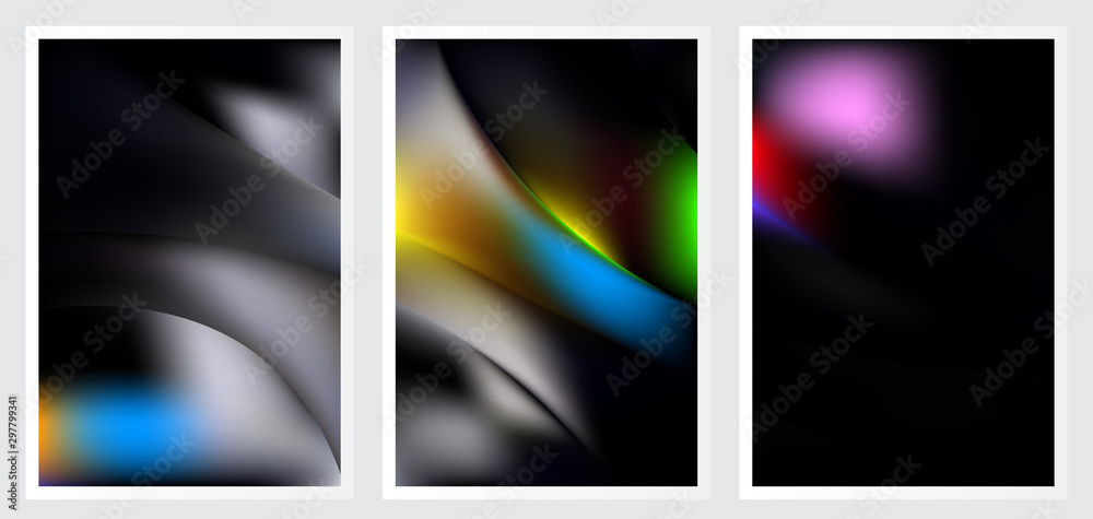 Set of abstract creative vector background design Set of abstract creative vector background design