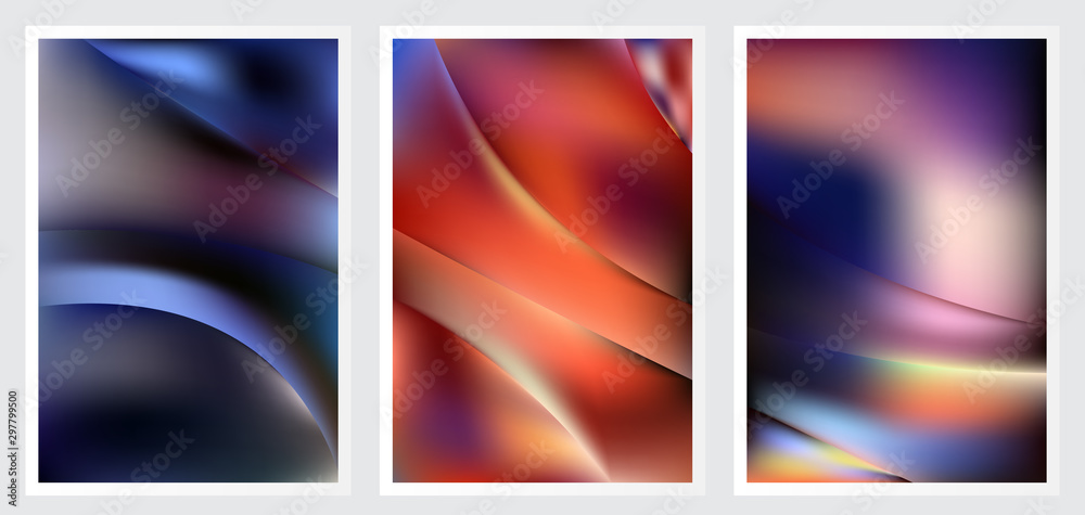 Set of abstract creative vector background design Set of abstract creative vector background design