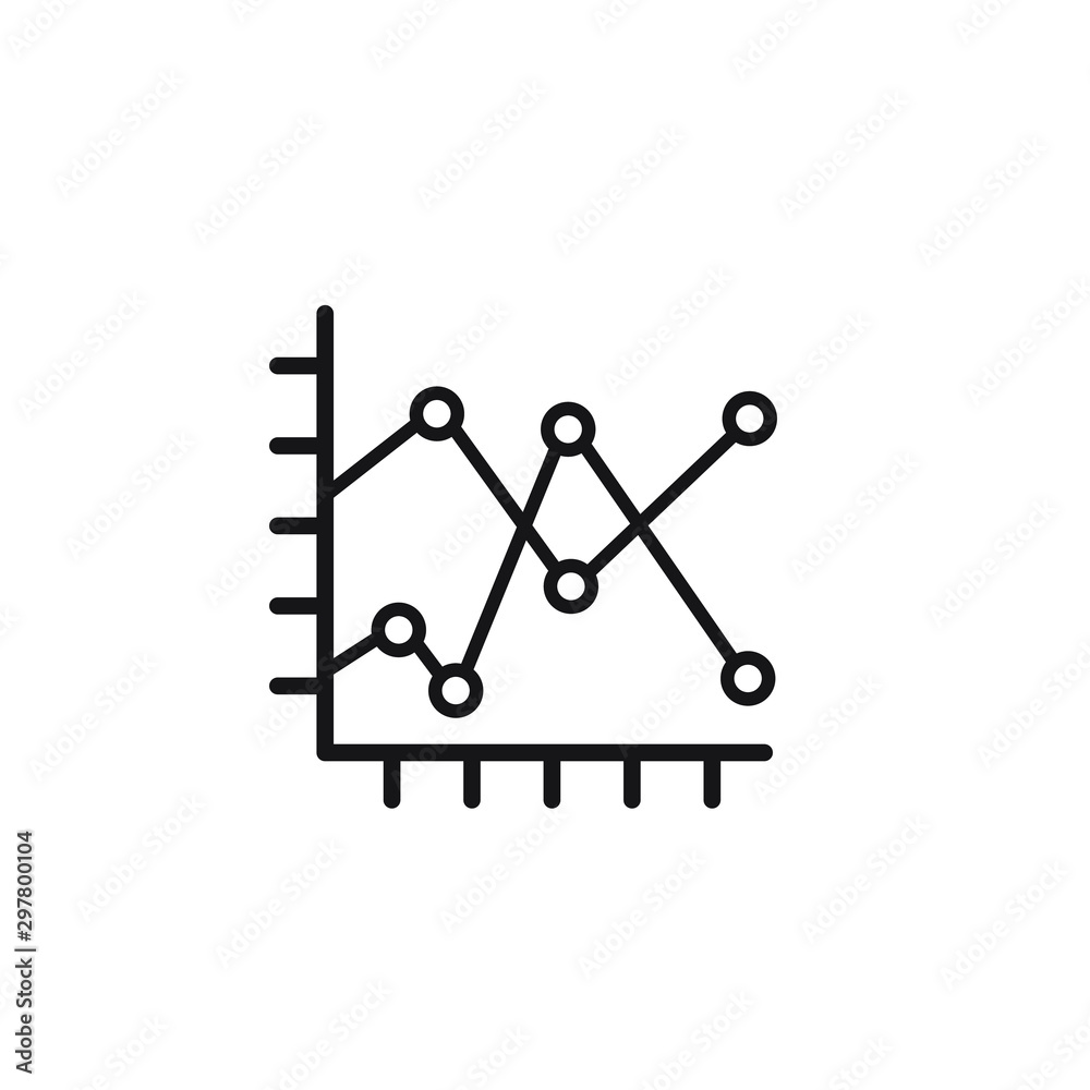 Statistics icon isolated, infographic chart symbol. Statistics icon isolated, infographic chart symbol.
