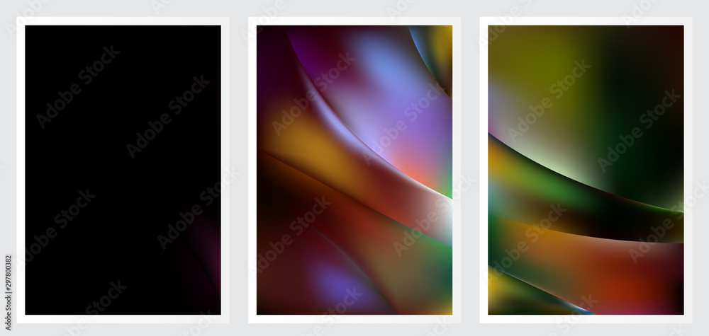 Set of abstract creative vector background design Set of abstract creative vector background design