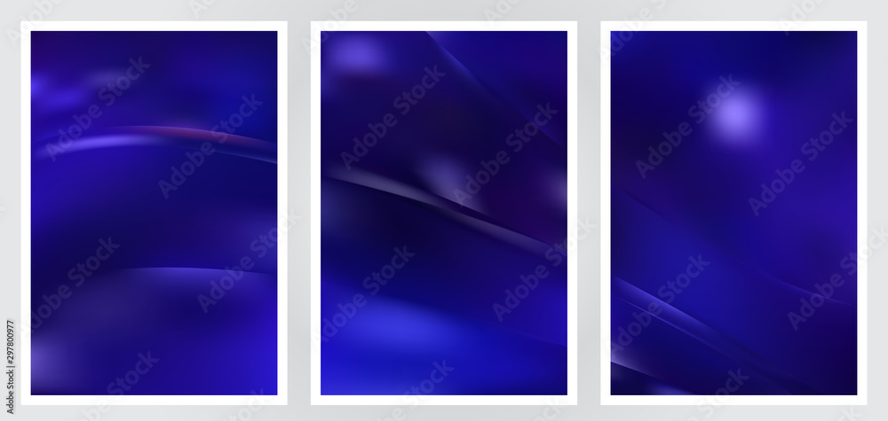 Fototapeta premium Set of abstract creative vector background design