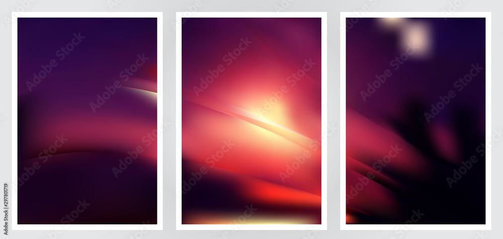 Set of abstract creative vector background design Set of abstract creative vector background design