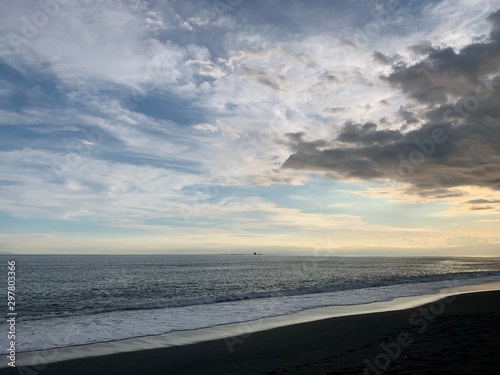 sunset on beach