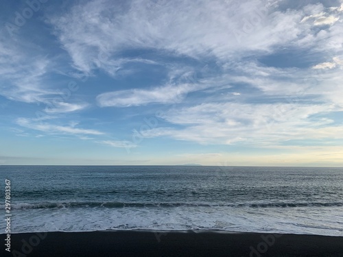 clouds over sea