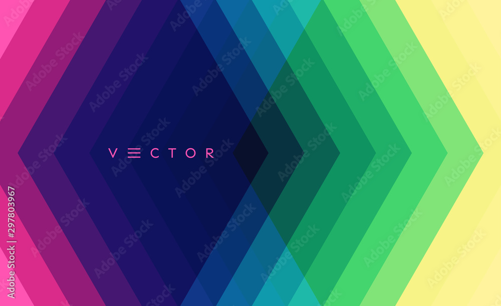 Geometric background with straight lines. Modern screen design for mobile app and web. 3d vector illustration for brochure, banner, flyer or presentation. - obrazy, fototapety, plakaty 