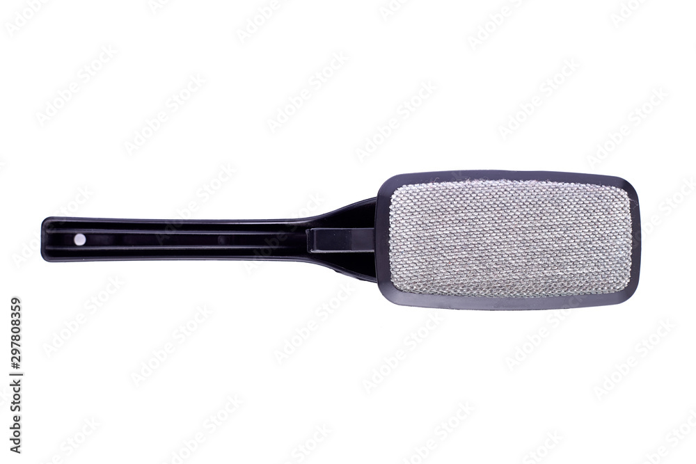 Brush for cleaning clothes from wool, isolated Brush for cleaning clothes from wool, isolated