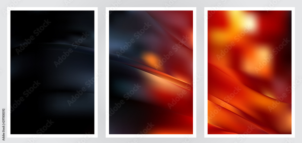 Set of abstract creative vector background design Set of abstract creative vector background design