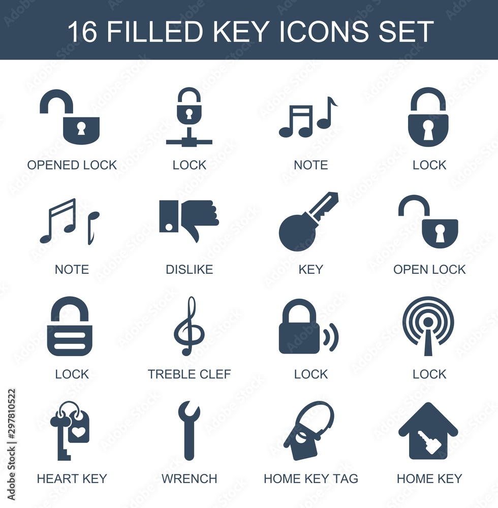 key icons key icons