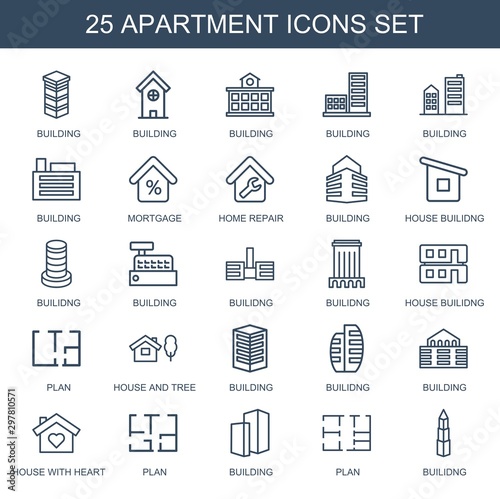 25 apartment icons