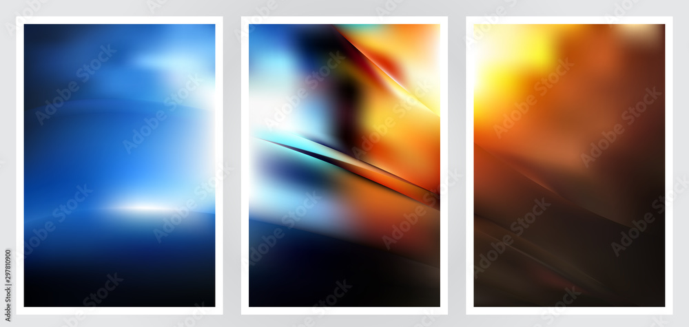 Set of abstract creative vector background design Set of abstract creative vector background design
