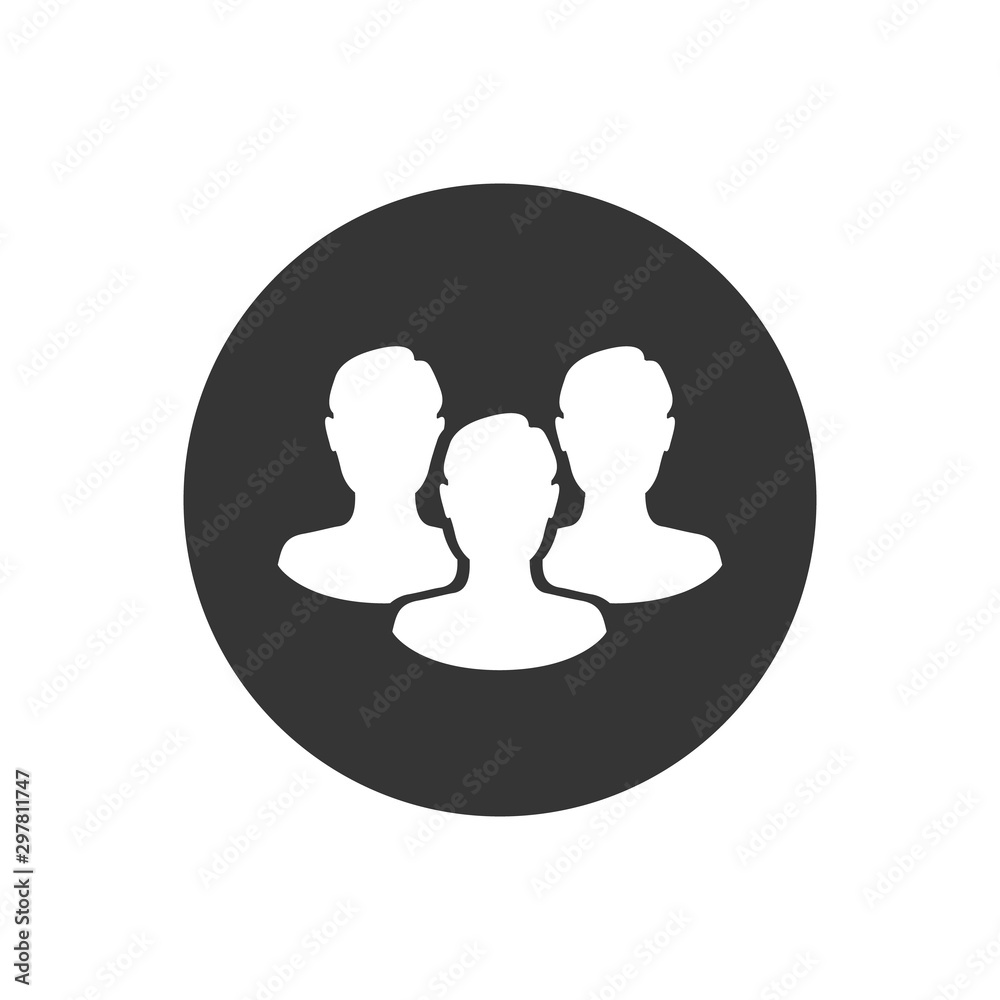 User icon vector. People symbol. vector illustration flat style User icon vector. People symbol. vector illustration flat style