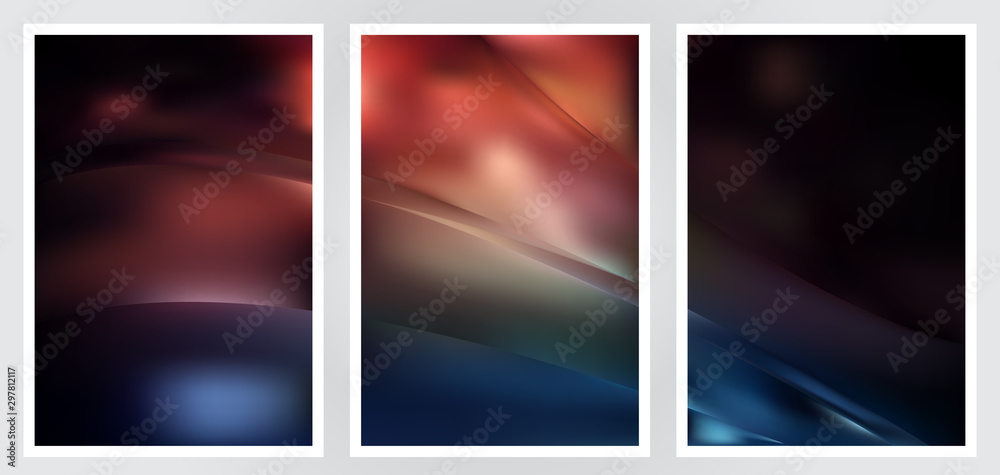 Set of abstract creative vector background design Set of abstract creative vector background design