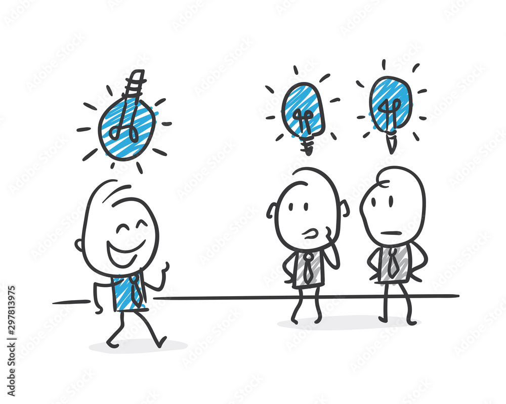 Stickman Blue: Idea, Talent, Unconventional. (Nr. 167) Stickman Blue: Idea, Talent, Unconventional. (Nr. 167)
