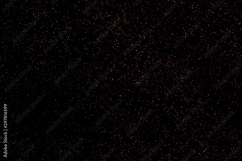 Background to create a starry sky. Outer space with colorful stars. Illustration.