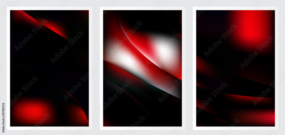Set of abstract creative vector background design Set of abstract creative vector background design