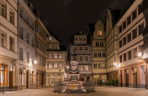 Obraz na płótnie neue Altstadt in Frankfurt w salonie