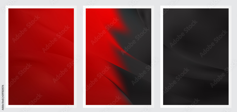 Obraz premium Set of abstract creative vector background design