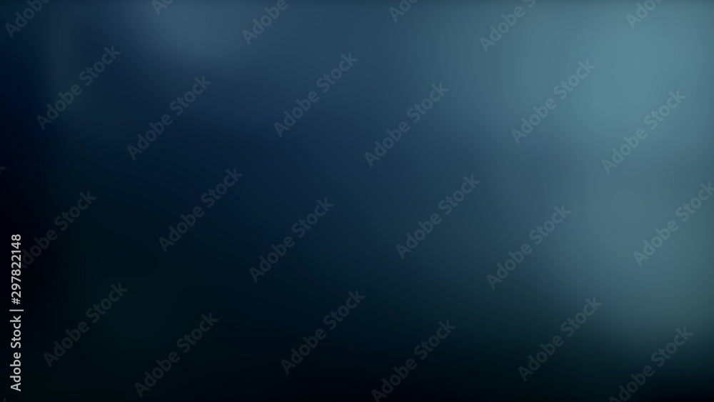 Real lens flare. Blur glare. Defocused lights motion on teal blue background used in blend mode.