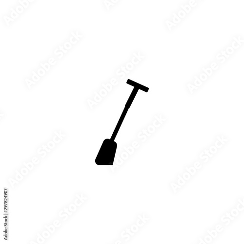 Spade tool icon. Plant equipment symbol