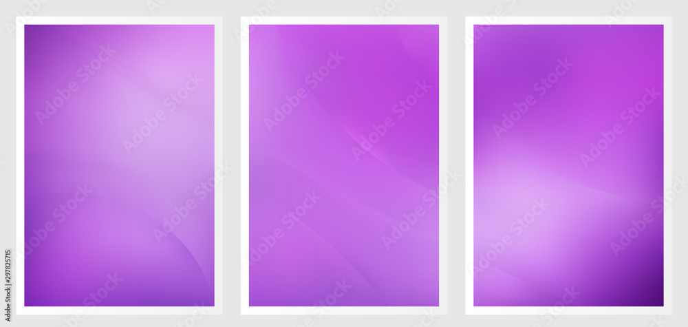 Naklejka premium Set of abstract creative vector background design