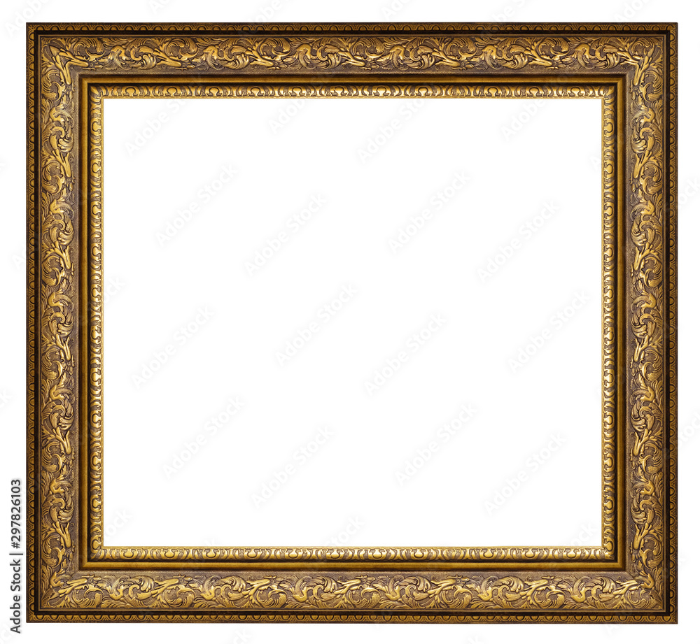 Fototapeta premium Vintage golden frame