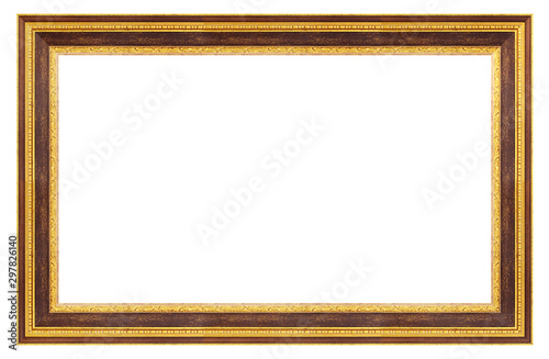 Vintage golden frame