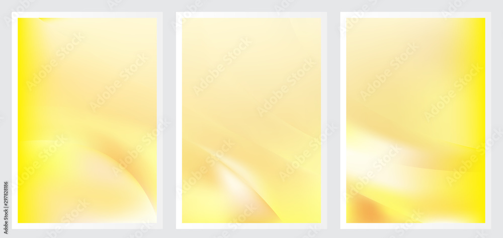 Fototapeta premium Set of abstract creative vector background design