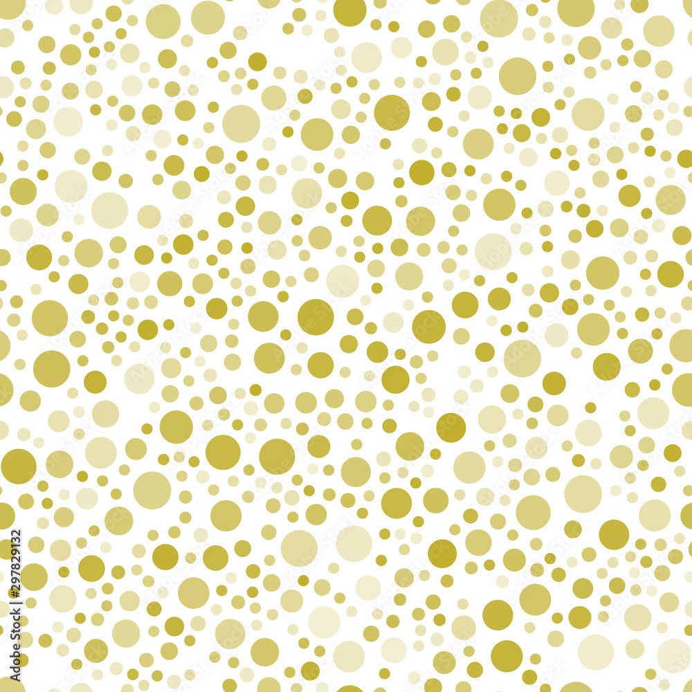Vector seamless geometric pattern of circles on white. Vector seamless geometric pattern of circles on white.