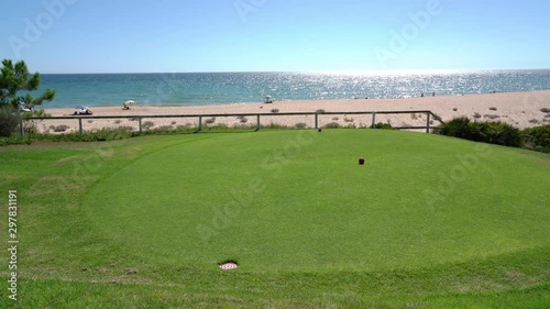 Golf course with sea views in the Algarve. Portugal Vale de Lobo.