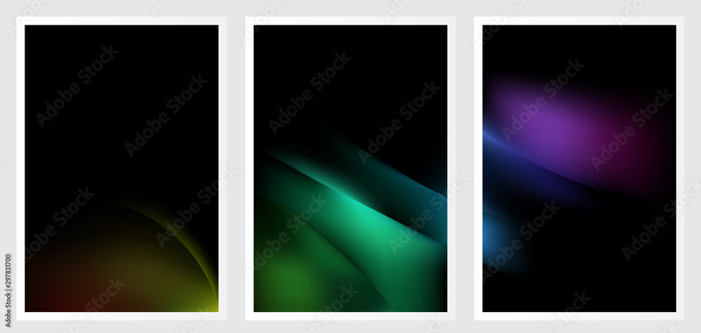 Set of abstract creative vector background design Set of abstract creative vector background design