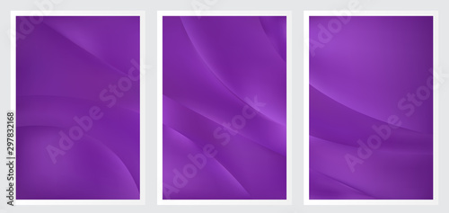 Set of abstract creative vector background design