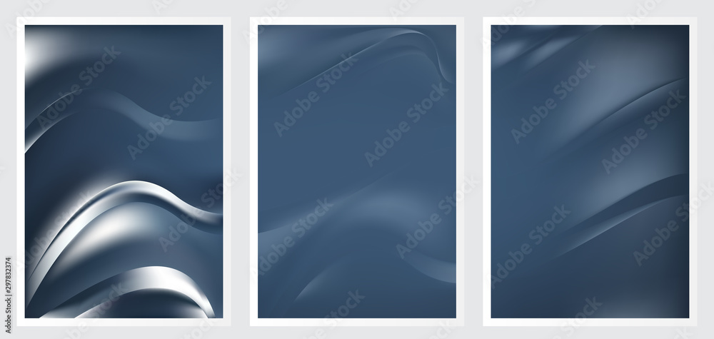 Fototapeta premium Set of abstract creative vector background design
