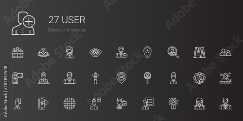 user icons set