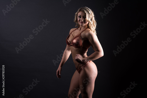 Portrait of a muscular Woman