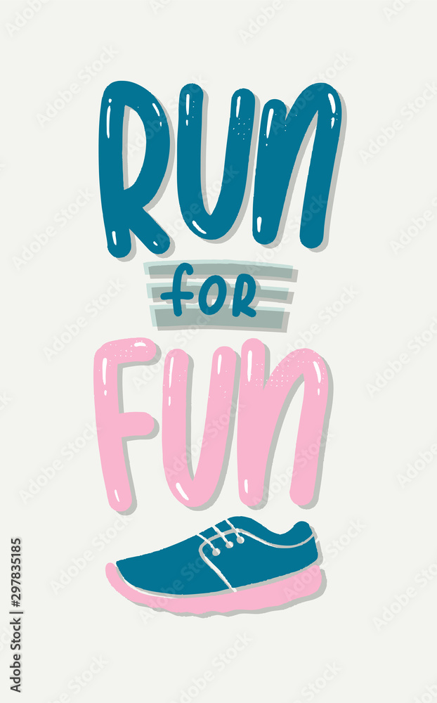 Fototapeta premium Run for fun.