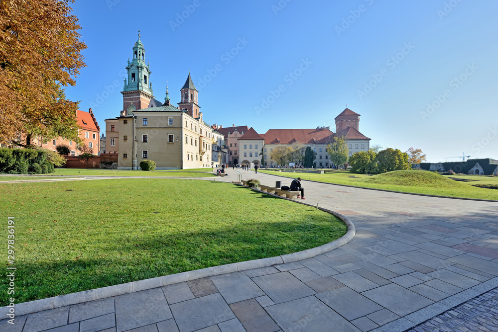 Wawel Royal Castle - Krakow, Poland	 - obrazy, fototapety, plakaty 