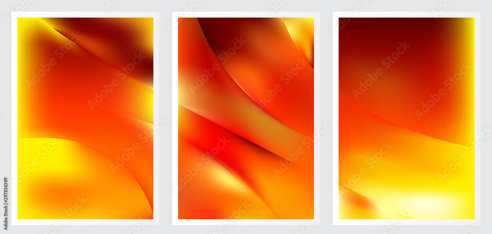 Set of abstract vector background design Set of abstract vector background design