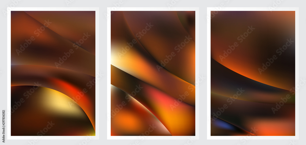Set of abstract vector background design Set of abstract vector background design