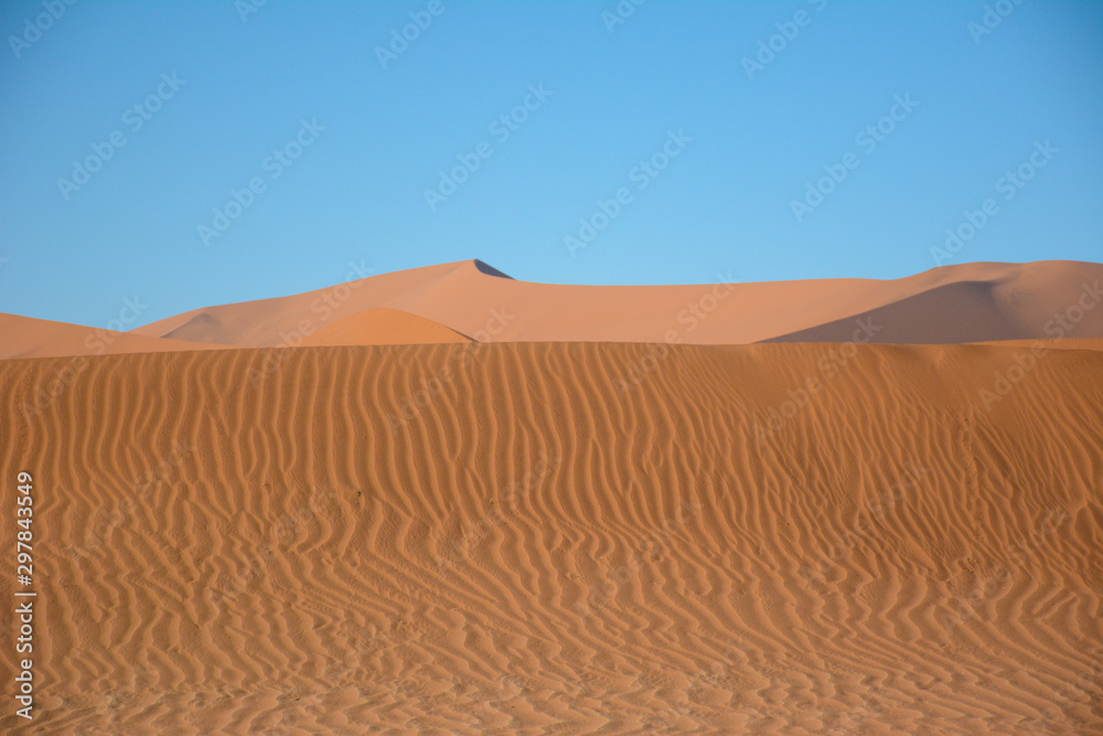 sand dunes in the namib desert