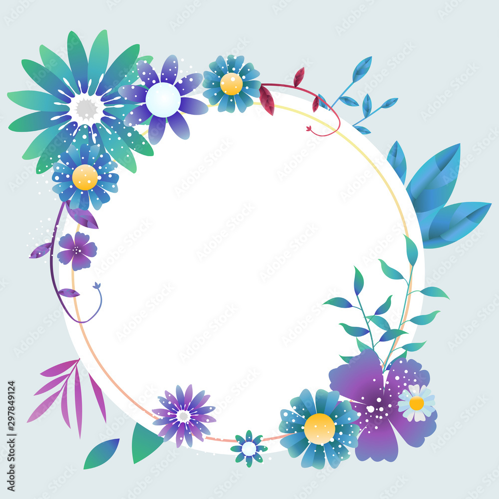Flower frame Flower frame