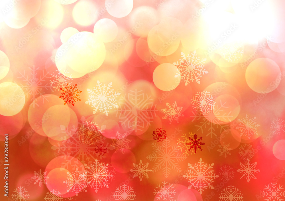 Christmas illumination background beautiful snow fall Christmas illumination background beautiful snow fall
