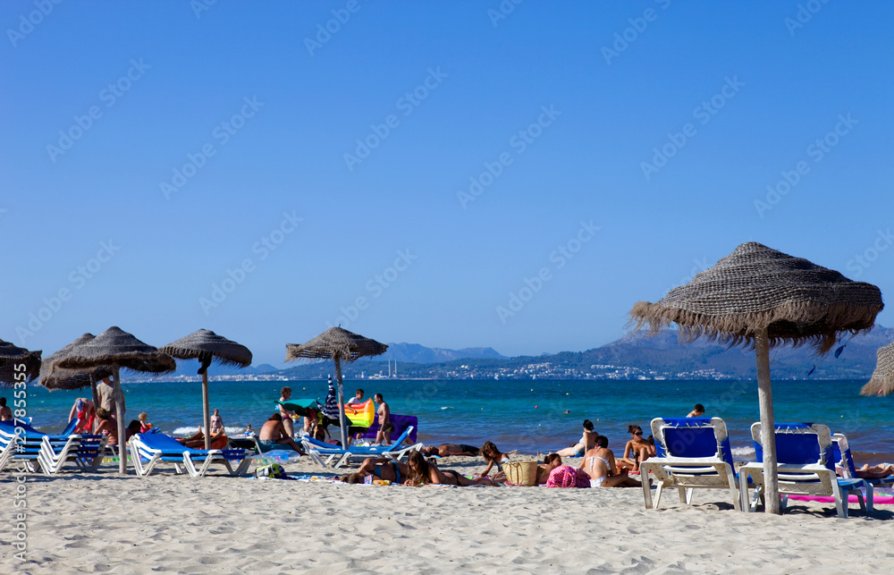 Obraz premium beach people
