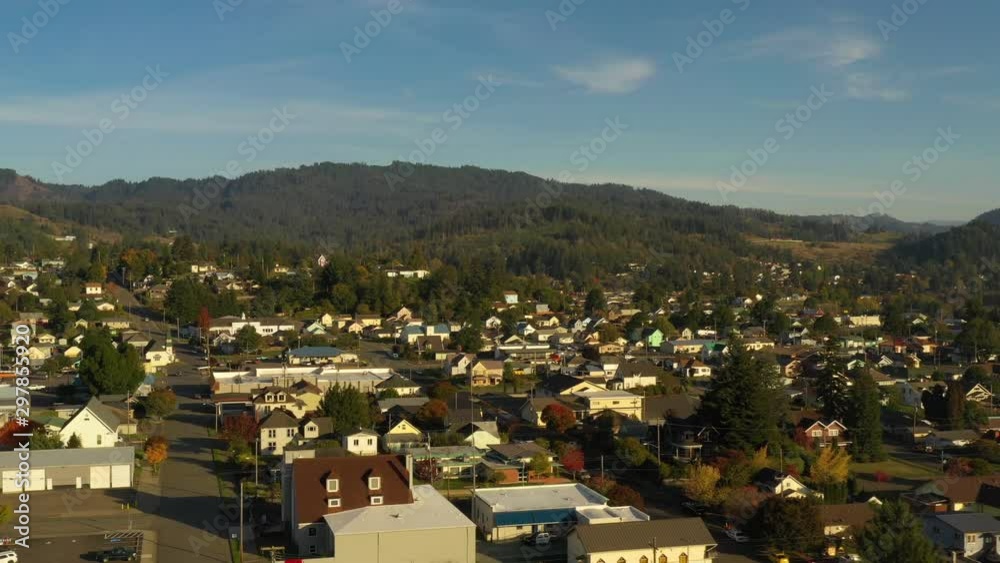Aerial of rural neighborhood in Southern Oregon Aerial of rural neighborhood in Southern Oregon