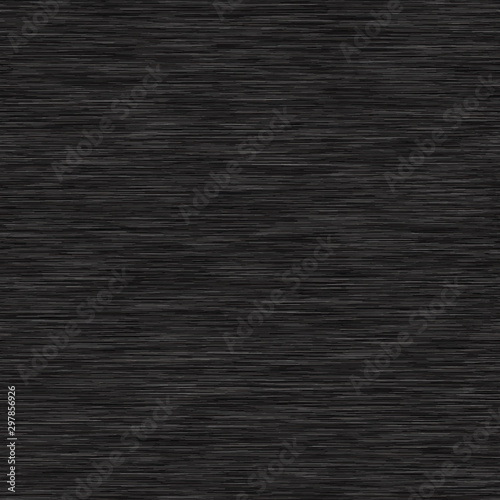 Charcoal Gray Marl Variegated Heather Texture Background. Vertical Blended Line Seamless Pattern. For T-Shirt Fabric, Dyed Organic Jersey Textile, Triblend Melange Fibre All Over Print. Vector Eps 10