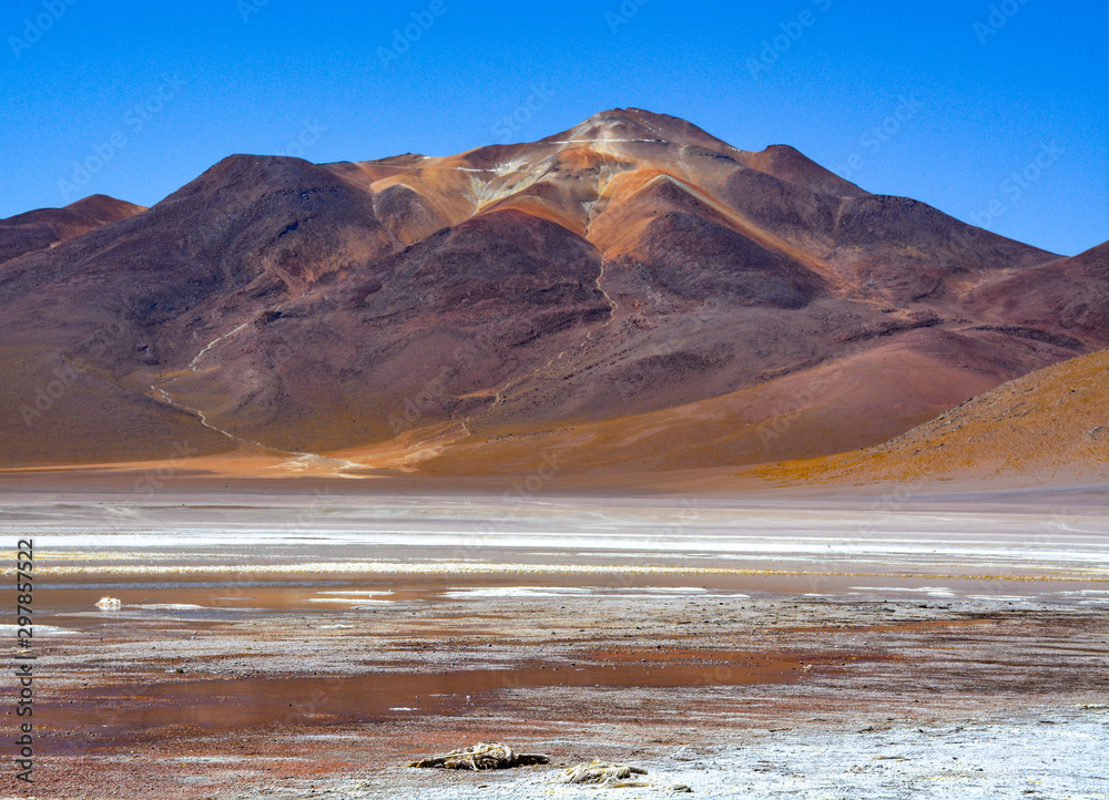 Laguna colorada landscapes in Bolivia Laguna colorada landscapes in Bolivia
