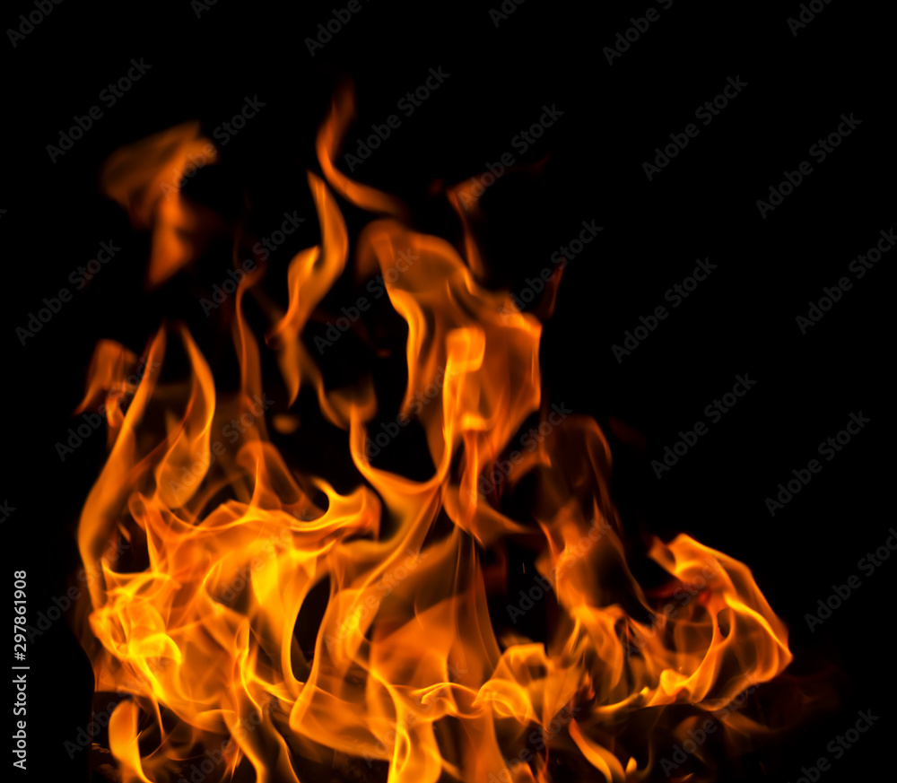 texture burning fire on black background isolated texture burning fire on black background isolated
