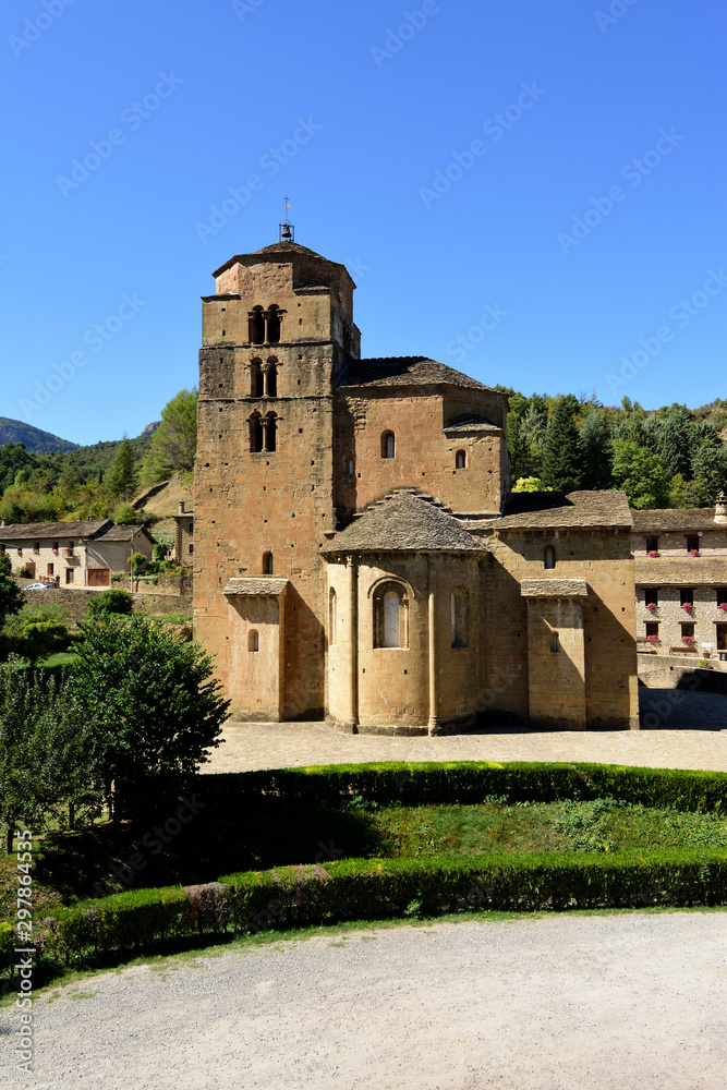 Church of Santa Maria, Santa Cruz de la Seros. Huesca. Aragon, Spain